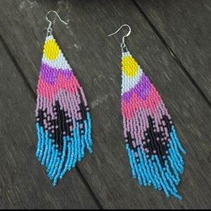 Colorful Beaded Earrings